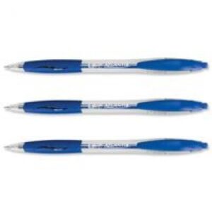 PE9513 | Bic Atlantis Retractable Ball Point Pen Blue 887131
