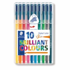 PE9738 | Staedtler Triplus Color Fibre Tip Pen Assorted 10s 323SB10
