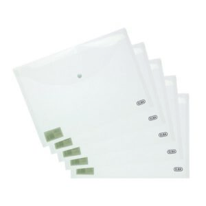 PF1192 | Elba A4 Clear Snap Wallets with Plastic Stud Closure