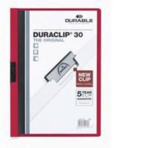 PF1335 | Durable Duraclip A4 Folder 3mm Dark Blue Pack 25 2200/07