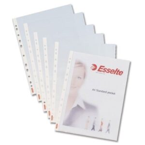PF1383 | Esselte Standard Top Opening Pocket A4 Pack 100