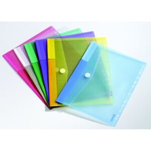 PF1400 | Tarifold A4 Envelope pk 12 Assorted & Punched TAE510229