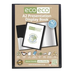 PF1543 | Eco A2 50% Recycled 40 Pocket Presentation Display Book
