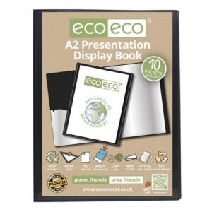 PF1560 | Eco A2 50% Recycled 10 Pocket Presentation Display Book