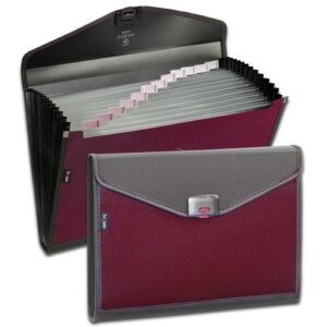 PF1580 | Snopake Zeon 13pt Organiser Foolscap Ruby