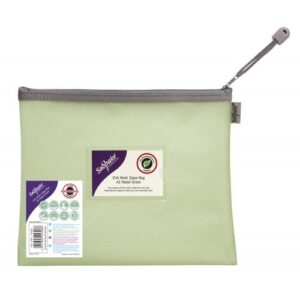 PF1594 | Snopake EVA Mesh Zippa Bag A5 Pastel Green Pk3