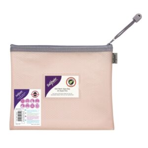 PF1595 | Snopake EVA Mesh Zippa Bag A5 Pastel Pink Pk3