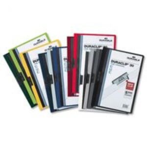 PF2104 | Durable Duraclip A4 Folder 6mm Black Pack 25 2209/01