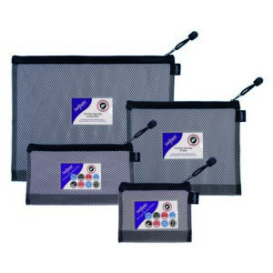 PF2107 | Snopake EVA Mesh Zippa Bag A6 Black Pack 3