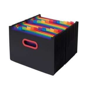 PF2112 | Rainbow Black 24 part Desk Expander A4