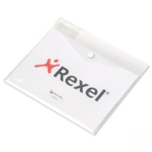 PF2239 | Rexel Ice A4 Popper Wallet Translucent Clear 5s 2101660