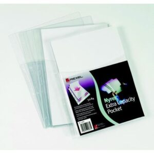 PF8723 | Rexel Extra Capacity Reinforced Pockets Pack 5 13680