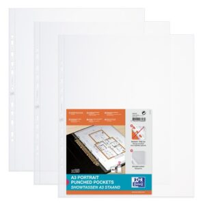 PF9275 | Elba Vertical Pocket 120 Micron A3 Clear Pack100 203608