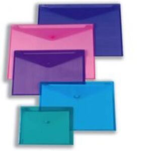 PF9649 | Snopake Polyfile Foolscap+ Electra Assorted Pack 5 10088