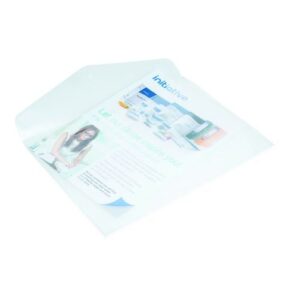PF9952 | Initiative PP Press Stud Doc Wlt A4 150 Sh Cap Clear