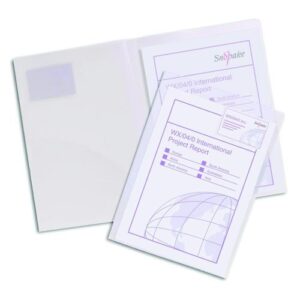 PF9996 | Snopake Twin File Clear Pack of 5 14030
