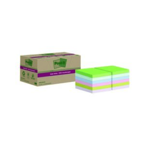 PI1301 | Post-It S/S Recy 47.6x47.6 Ast Pk12