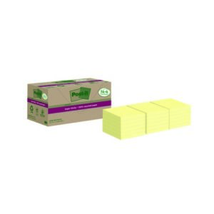 PI1305 | Post-It S/S Recyc 76x76 C/Yllw Pk18