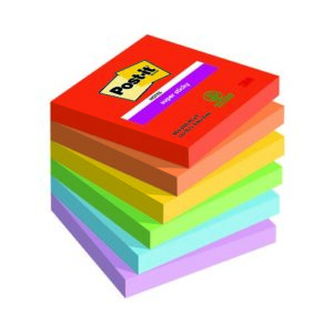PI1316 | Post-It S/Stick Notes 76x76 Ast Pk6