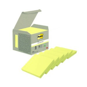 PI1317 | Post-It Recycled Note 100S C/Ylw Pk6