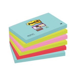 PI1817 | Post-it Super Sticky Notes Miami Lined Notes XXL Pack 3