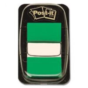 PI5722 | 3M Post-It Index 25mm 1 Inch Green 12x50 Tabs 680-3-12