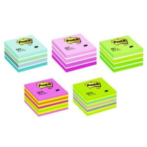 PI7004 | 3M Post-It Notes 3x3 Cube Pastel Yellow 636-B