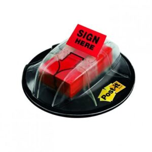 PI9406 | POSTIT SIGN HERE DESK GRIP DISP 200