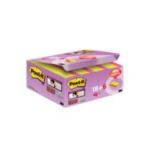 PI9495 | Post-it Super Sticky Notes 47.6x47.6mm Astd 24s