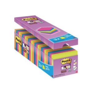 PI9519 | Post-it SS Notes Value Pk Ast 76x76 Pack 24