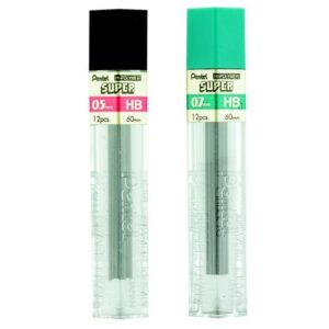 PN4111 | Pentel Lead 0.5mm HB Tube of 12 Leads C505-HB