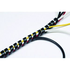 PP8615 | D-Line Cable Tidy Spiral Wrap 2.5m Length Black CTW2.5B