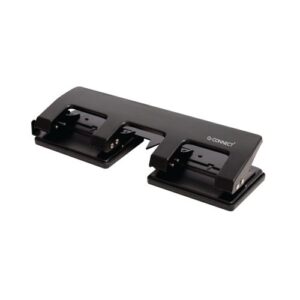 PR1807 | Q-Connect Black 4 Hole Punch 75-P
