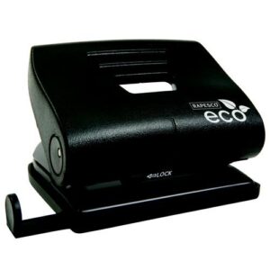 PR8074 | Rapesco Recycled ABS Hole Punch Black 22 sheet capacity 1086
