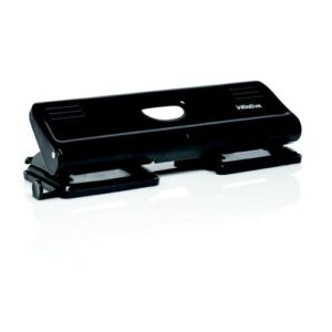 PR9170 | Initiative 4 Hole Punch 16 Sheet Black with ABS Handle