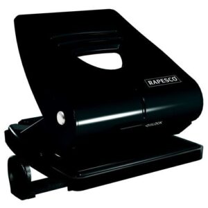 PR9174 | Rapesco 827 2-Hole Metal Punch Black PF827AB1