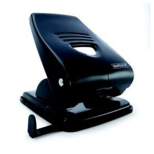 PR9211 | Rapesco Heavy Duty 2 Hole Punch Black PF800AB1