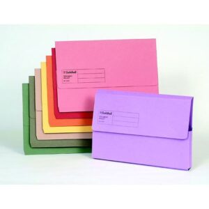 PW1402 | Guildhall Document Wallet Assorted Pack 50 GDW1-ASTZ