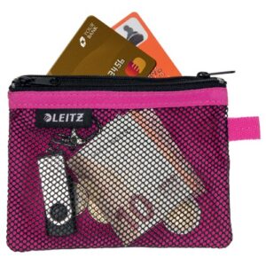 PW1481 | Leitz WOW Small 2pocket Pouch Pink