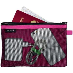 PW1485 | Leitz WOW Large 2pocket Pouch Pink