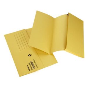PW9320 | Initiative Document Wallet Foolscap Mwt 285gsm Yellow