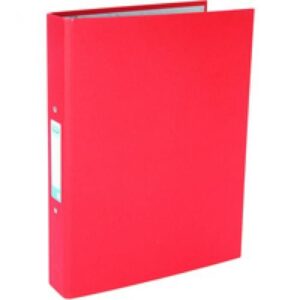 RB1265 | Elba Coloured Paper On Board Ring Binders Red 400033497