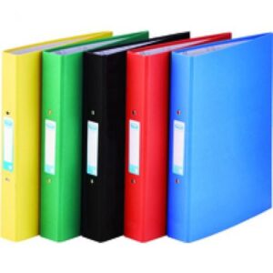 RB1267 | Elba Coloured Paper On Board Ring Binders Assorted Pack 10