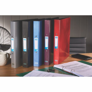 RB1268 | A4 2 O Ring 25mm Laminated ''Classy'' Ring Binder Black