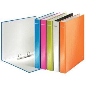RB1298 | Leitz WOW 2 Ring A4 Binder 25mm White