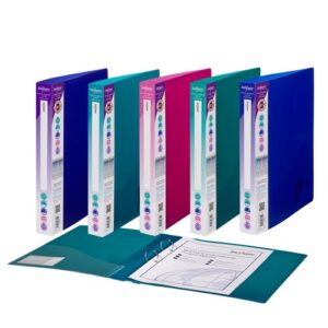 RB9615 | Snopake Executive Ring Binder A4 25mm Assorted Pack 10 13377