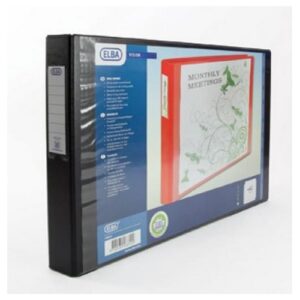 RB9662 | Elba Pvc Ring Binder Landscape Black A3 100082459