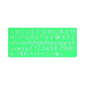 RU9210 | Linex Lettering Stencil Set 10/20/30 Pk3