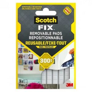 SE1506 | Scotch Removable Adhesive Pads 11mmx15mm