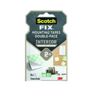 SE1525 | Scotch-Fix Ds Int Mnt Sq 25x25mm P16